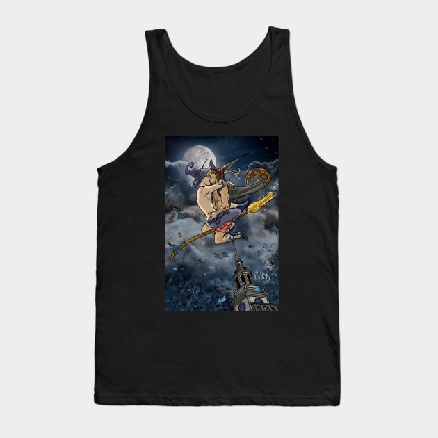 Witch Boys Full moon Kiss Tank Top by JoeBoy101